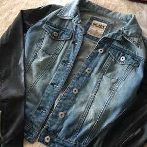 Leather Jean Jacket
